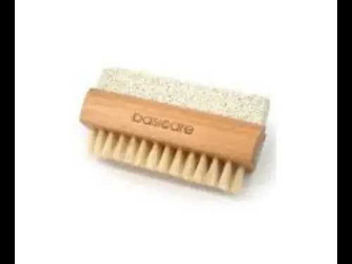 Nail brush with pumice stone
