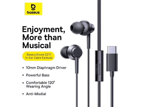Baseus Encok CZ11 Type-c Wired Earphones - A00164300113-Z1 with 6 Months Warranty (5)