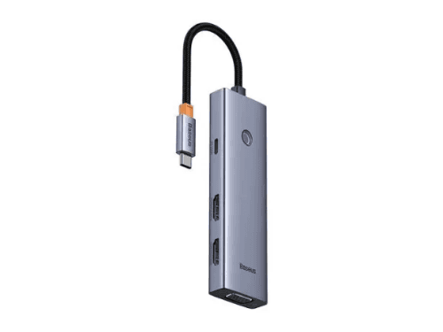 Baseus PortalJoy Series 7-Port Dual HDMI HUB - B00053000811-00 with 6 months warranty (2)