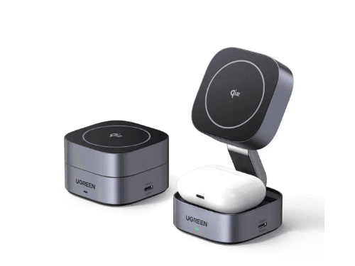 UGREEN 2-in-1 Magnetic Wireless Charger 15W W702 - 35316