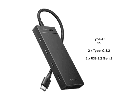 UGREEN 4-Port 10Gbps Hub – CM806 - 35583 with 1 Year Warranty (2)