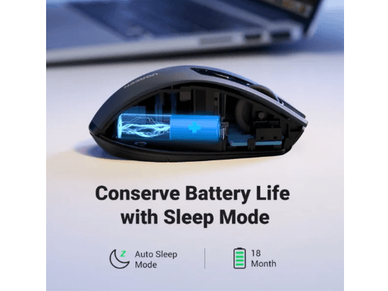 UGREEN Ergonomic Wireless Mouse 2.4G 4000DPI Silence Design – MU006 - 90545 with 1 Year Warranty (3)