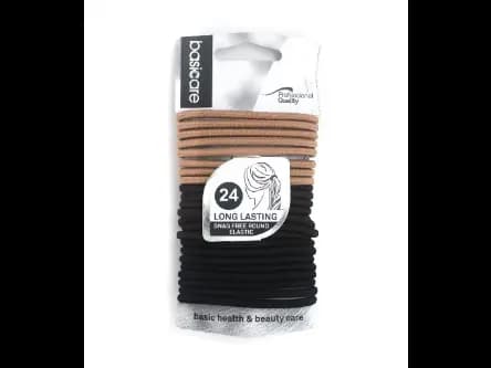 Elastic mix with brown & black 24pcs (2)