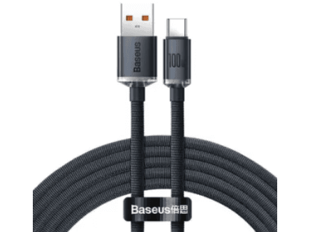 Baseus Crystal Shine Series 1.2 Meter 100W USB to Type-C Data Cable -  CAJY000401