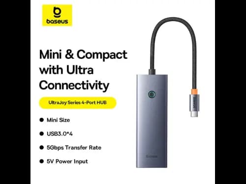 Baseus 4-Port HUB UltraJoy Series – Space Grey – B0005280B811-08 (7)