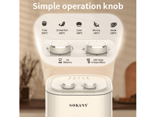 Multi-oven SOKANY SK-ZG-8031 air fryer electric air grill 4.5 l 1400 W with one year warranty (2)