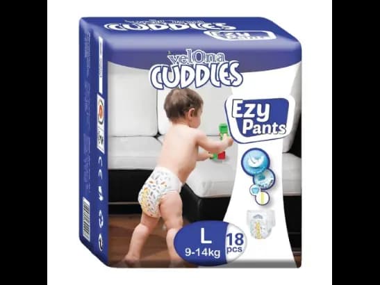 Velona Cuddles Ezy Pants Size L 18 Pcs Pack