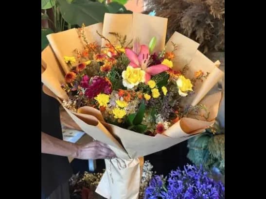 Hi Yellow Flower Bunch