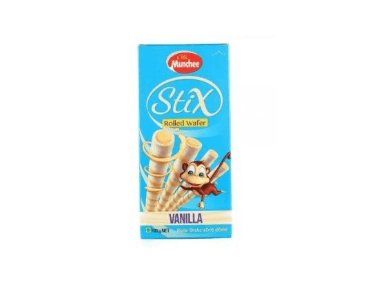 Munchee Stix Rolled Wafer Vanilla 55g