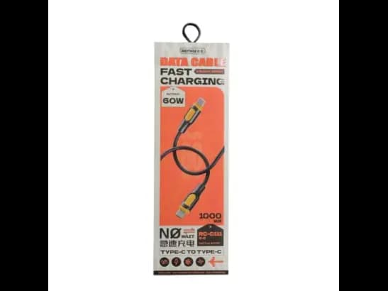 Remax RC-C111 60W Type-C to Type-C 1m Cable -  1 Month Warranty (4)