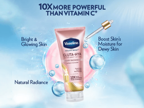 Vaseline Gluta-Hya Dewy Radiance Serum Burst Lotion 330ml - THAILAND (2)