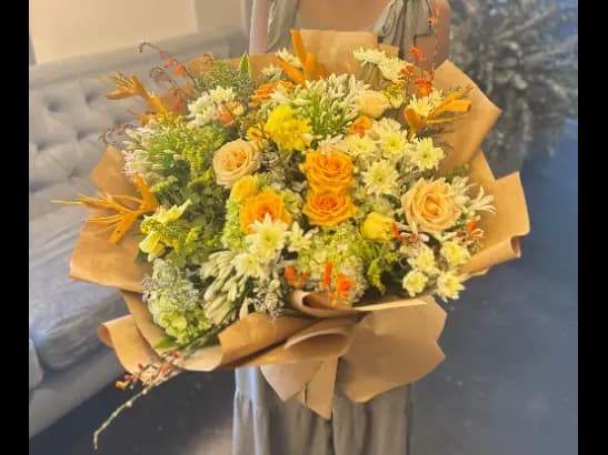 Big Boom Yellow Flower Bunch