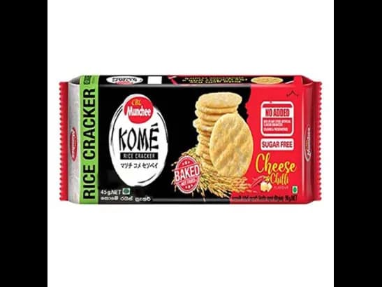 Munchee Kome Rice Cracker Cheese and Chili -  45G