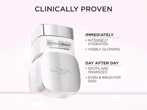 Loreal Glycolic Bright Glowing Night Cream 50ml - INDONESIA (3)