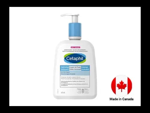 Cetaphil Hydrating Cream-to-Foam Cleanser 473ml - CANADA