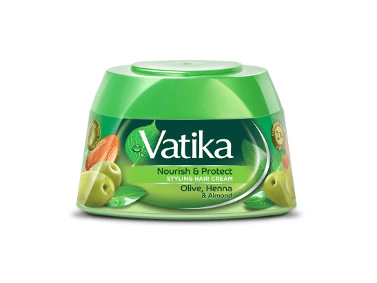 Vatika Nourish and Protect Olive, Henna & Almond Hair Cream 140ml