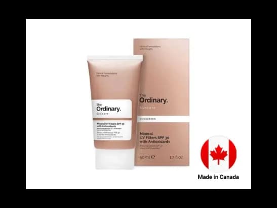 The Ordinary Mineral UV Filters SPF 30 With Antioxidants 50ml - CANADA