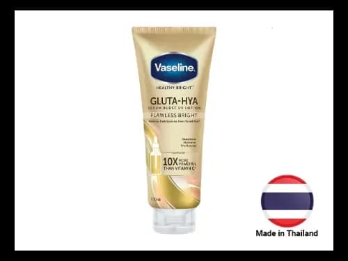 Vaseline Gluta-Hya Flawless Glow Serum Burst UV Lotion 330ml - THAILAND