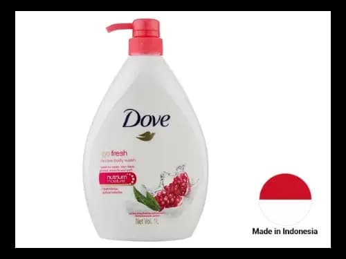 Dove Go Fresh Revive Body Wash with Pomegranate And Lemon Verbena Scent 1L - INDONESIA