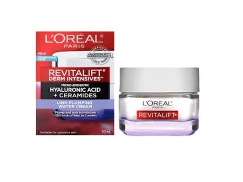 Loreal Revitalift Derm Intensives Line Plumping Water Cream 50ml - CANADA
