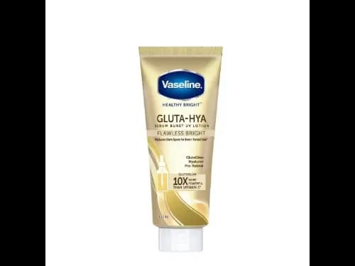 Vaseline Gluta Hya Flawless Glow Serum Burst UV Body Lotion 300ml