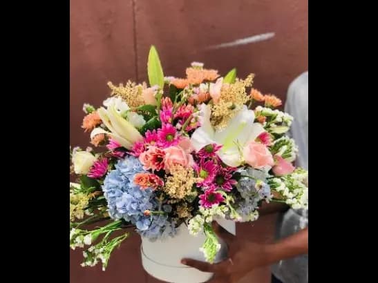 Arrangement Bravo: A Burst of Mixed Blooms