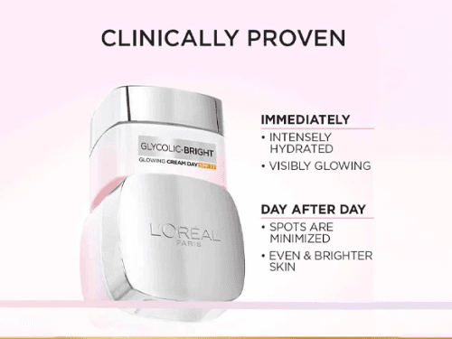 Loreal Glycolic Bright Glowing Day Cream SPF17 50ml - INDONESIA (2)