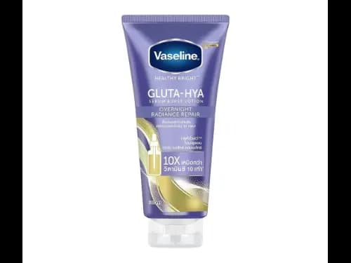 Vaseline Gluta Hya Over Night Radiance Repair Serum Burst Body Lotion 300ml