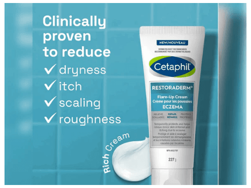 Cetaphil Restoraderm Flare-Up Eczema Cream 227g - CANADA (3)
