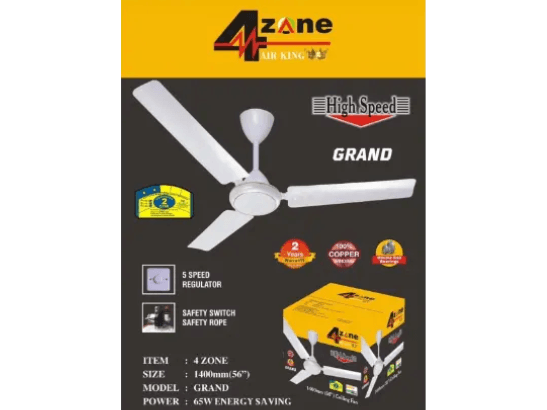 4Zone Ceiling Fan Aluminium Blade with Grand Model (3)