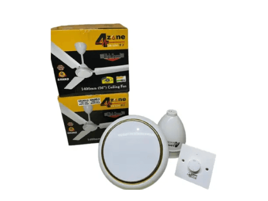 4Zone Ceiling Fan Aluminium Blade with Grand Model (2)