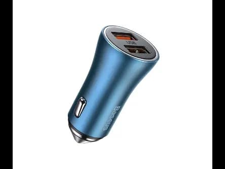 Baseus Golden Contactor Pro 40W Dual USB Port Quick Car Charger