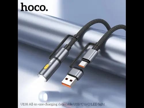 HOCO U138 ALL IN ONE DATA CABLE WITH LED LIGHT (3)