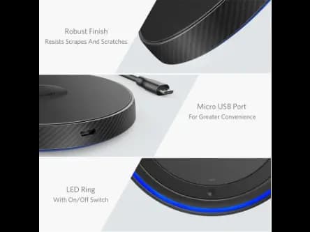 Anker A2516 PowerTouch 5W Wireless Charger Black (3)