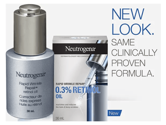 Neutrogena Rapid Wrinkle Repair 0.3% Retinol Oil 30ml - CANADA (2)