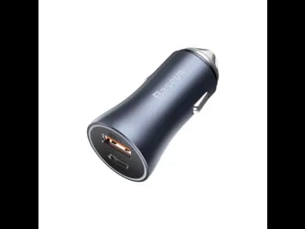 Baseus Golden Contactor Pro QC U C 40W Car Charger With Type-C to USB Cable (2)