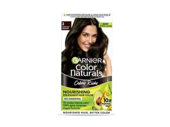 Garnier Color Naturals Darkest Brown 70ml + 60g - INDIA