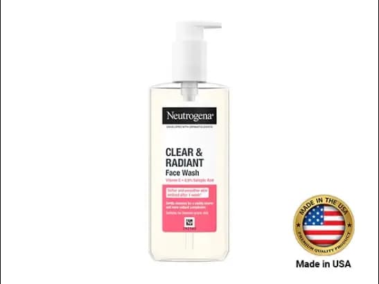 Neutrogena Clear & Radiant Face Wash 200ml - ITALY