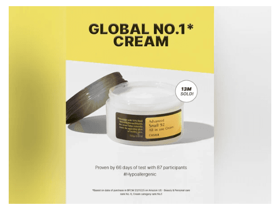 Cosrx Advanced Snail 92 All in One Cream 100ml - KOREA (2)