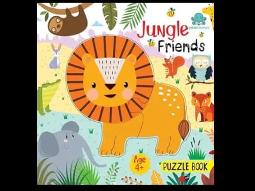 PUZZLE BOOK - JUNGLE FRIENDS