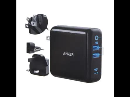 Anker A2033 PowerPort III 3-Port 65W Travel Charger