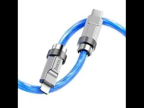 HOCO U113 PD C TO LIGHTNING I PHONE SILICONE DATA CABLE (OG)