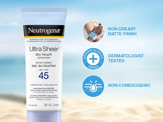 Neutrogena Ultra Sheer Dry-Touch Sunscreen SPF45 88ml - CANADA (3)