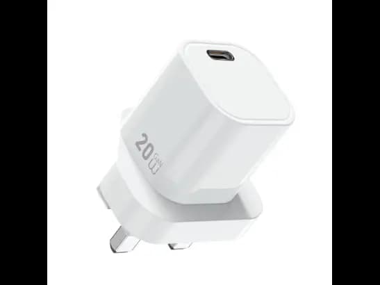 Wiwu WI-G014 Cube 20w Gan Fast Charger Adapter White UK - 6 Month Warranty