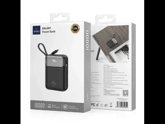 Wiwu Wi-P052 Galaxy 35w 10000mAh Powerbank with 1 Year Warranty (5)