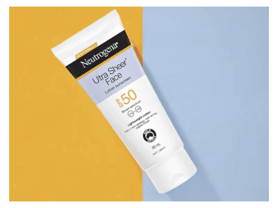 Neutrogena Ultra Sheer Face Lotion Sunscreen SPF 50 88ml - AUSTRALIA (2)