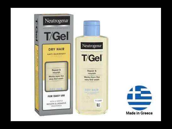 Neutrogena T/Gel Anti-Dandruff Shampoo For Dry Hair 150ml - GREECE
