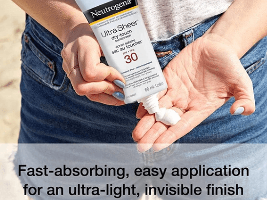 Neutrogena Ultra Sheer Dry Touch Sun Cream SPF 30 88ml - CANADA (3)
