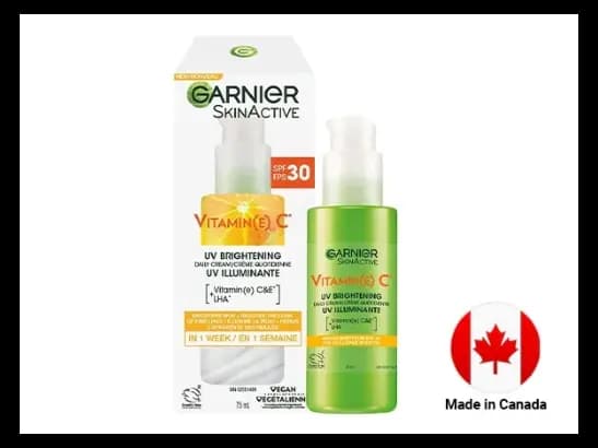 Garnier Skinactive Vitamin C UV Brightening Daily Cream SPF30 75ml - CANADA