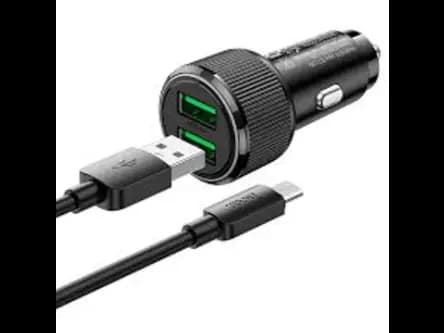 HOCO NZ14 GUERRERO C TO C DUAL PORT CAR CHARGER 36W (OG)